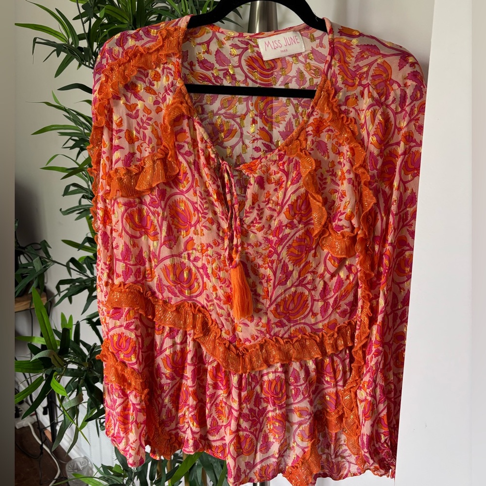 Miss June Paris Blouse One Size